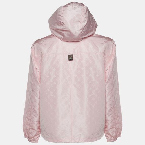 Monogram Silk Blend Hooded Jacket M - Louis Vuitton - Modalova