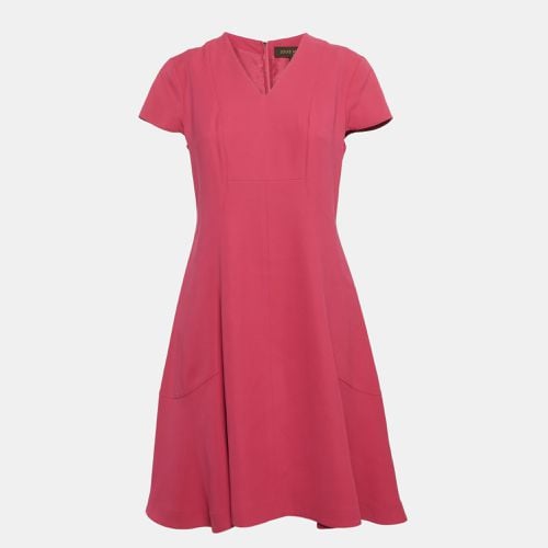 Louis Vuitton Pink Silk V-Neck Panelled Short Dress M - Louis Vuitton - Modalova