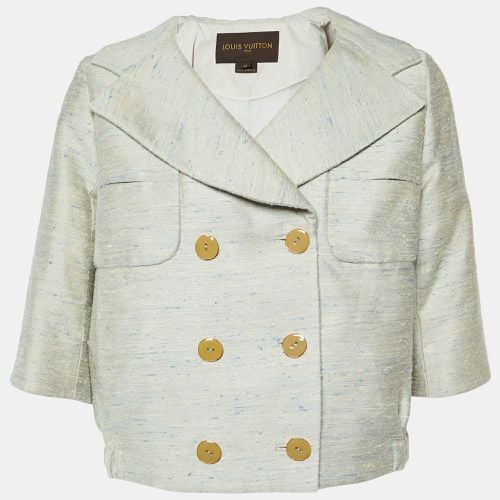 Pale Textured Silk Short Jacket L - Louis Vuitton - Modalova