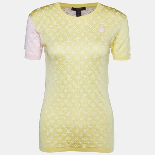 Louis Vuitton Multicolor Logo Jacquard Jersey T-Shirt S - Louis Vuitton - Modalova