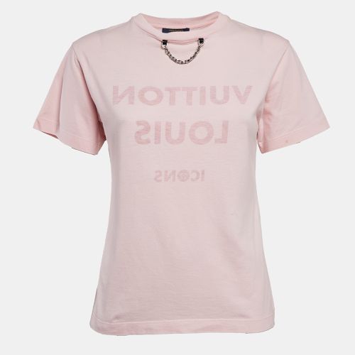 Louis Vuitton Pink Logo Inverted Print Cotton T-Shirt XS - Louis Vuitton - Modalova