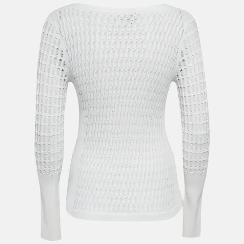 Patterned Knit Full Sleeve Sweater Top M - Louis Vuitton - Modalova