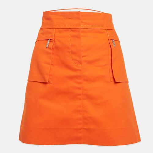 Louis Vuitton Orange Cotton Pocket Detail Mini Skirt M - Louis Vuitton - Modalova