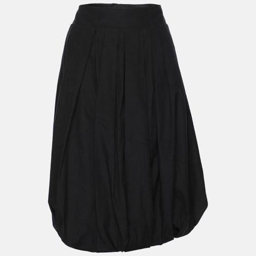 Louis Vuitton Dark Navy Cotton Pleated Midi Skirt L - Louis Vuitton - Modalova