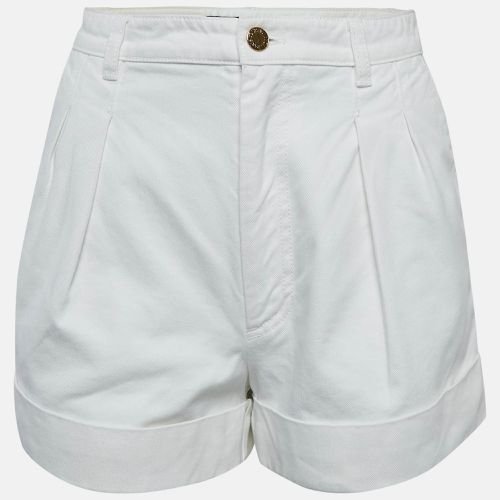 Louis Vuitton White Denim Tapered Shorts S - Louis Vuitton - Modalova