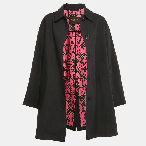 Louis Vuitton Black Monogram Inverse Print Cotton Parka Coat M - Louis Vuitton - Modalova