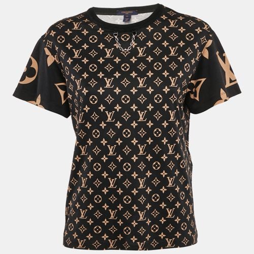 Monogram Print Cotton Crew Neck T-Shirt M - Louis Vuitton - Modalova