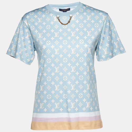 Louis Vuitton Multicolor Mix Monogram Cotton Chain Crew Neck T-Shirt XS - Louis Vuitton - Modalova