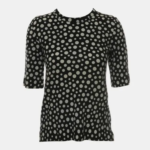 X Yayoi Polka Dot Pattern Knit /White Wool Top - Louis Vuitton - Modalova