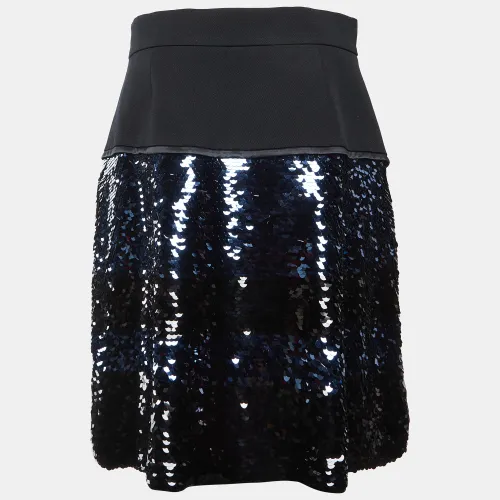 Sequin A-Line Mini Skirt L - Louis Vuitton - Modalova