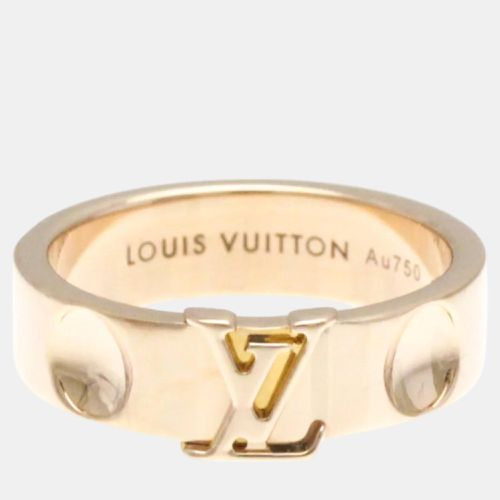 Louis Vuitton 18k Pink Gold Berg Empreinte Band Ring - Louis Vuitton - Modalova