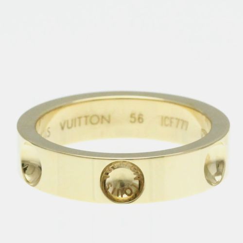 Louis Vuitton 18k Yellow Gold Berg Amplant No Stone Ring - Louis Vuitton - Modalova