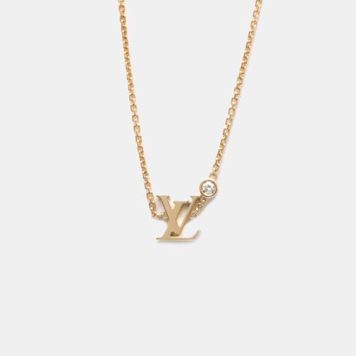 K Gold Diamond Pandantif Ideal Blossom Necklace - Louis Vuitton - Modalova