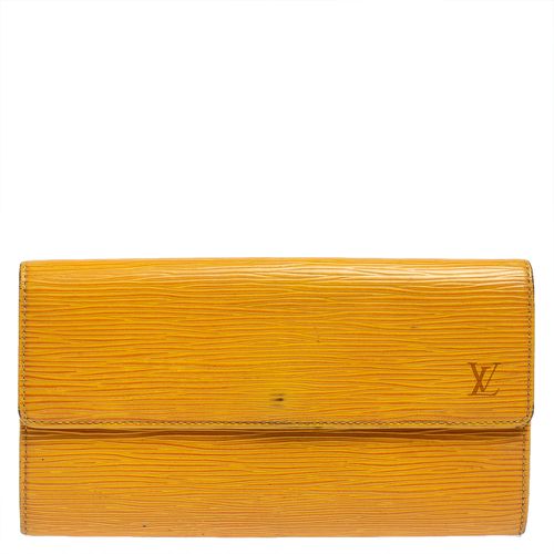 Louis Vuitton Tassil Yellow Epi Leather Sarah Wallet - Louis Vuitton - Modalova