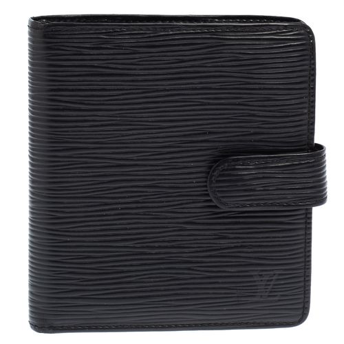 Louis Vuitton Black Epi Leather Compact Wallet - Louis Vuitton - Modalova