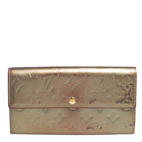 Gris Art Deco Monogram Vernis Sarah Wallet - Louis Vuitton - Modalova