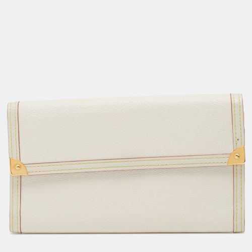 Louis Vuitton White Suhali Leather Porte Tresor International Wallet - Louis Vuitton - Modalova