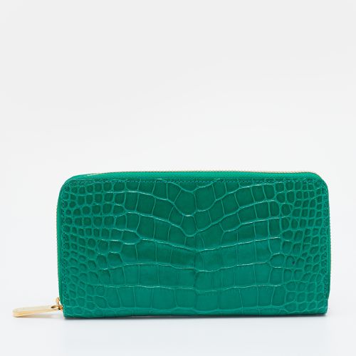 Louis Vuitton Green Alligator Leather Zippy Wallet - Louis Vuitton - Modalova