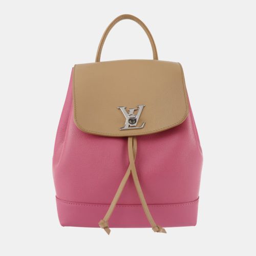 Louis Vuitton Pink Leather Lockme Backpack - Louis Vuitton - Modalova