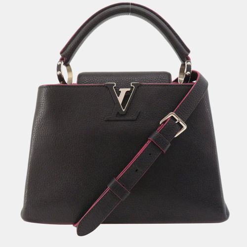 Louis Vuitton Black/Pink Leather Capucines BB Top Handle Bag - Louis Vuitton - Modalova