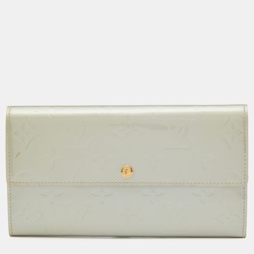 Silver Monogram Vernis Sarah Wallet - Louis Vuitton - Modalova