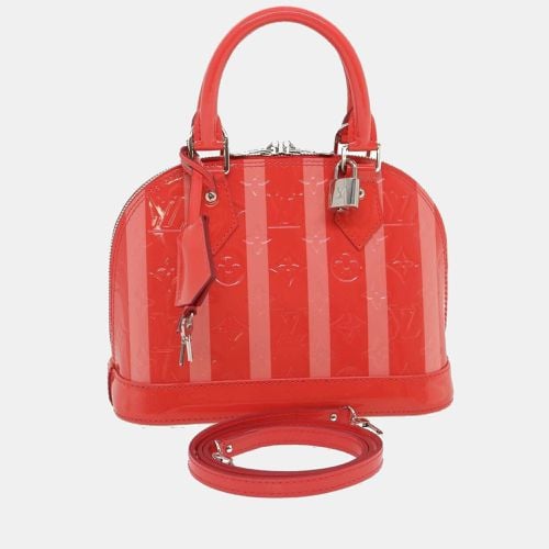 Louis Vuitton Red/Pink Monogram Vernis Rayures Alma BB Bag - Louis Vuitton - Modalova