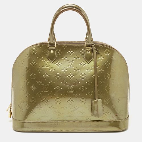 Louis Vuitton Vert Olive Monogram Vernis Leather Alma GM Bag - Louis Vuitton - Modalova