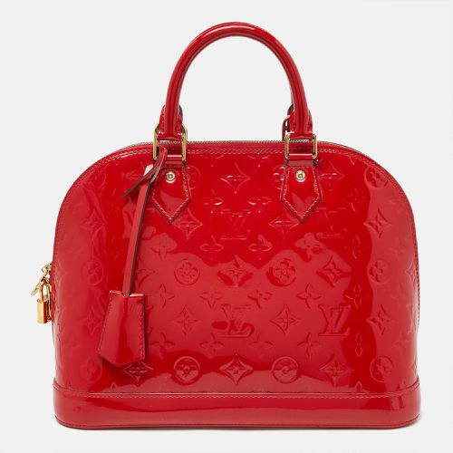 Louis Vuitton Orange Sunset Monogram Vernis Alma PM Bag - Louis Vuitton - Modalova