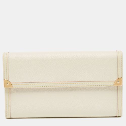 Louis Vuitton White Leather Porte Tresor International Trifold Wallet - Louis Vuitton - Modalova