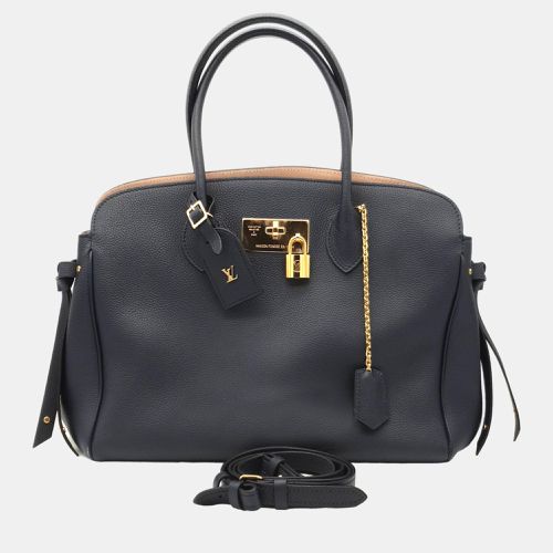 Louis Vuitton Blue Taurillon Leather Veau Nuage Milla MM Top Handle Bag - Louis Vuitton - Modalova