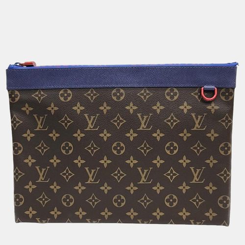 Louis Vuitton Brown/Blue Monogram Pochette Apollo Clutch - Louis Vuitton - Modalova