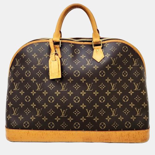 Louis Vuitton Brown Monogram Canvas and Leather Alma Voyage MM - Louis Vuitton - Modalova