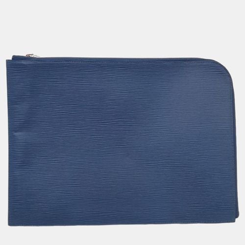 Louis Vuitton Blue Epi Leather Pochette Jour GM Clutch Bag - Louis Vuitton - Modalova