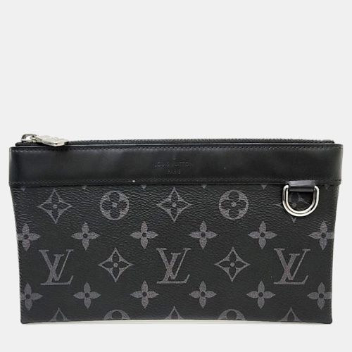 Louis Vuitton Black Monogram Eclipse Canvas Discovery Pochette PM Clutch Bag - Louis Vuitton - Modalova