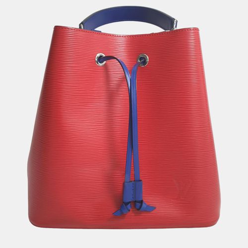 Louis Vuitton Blue/Red Epi Leather Neonoe Bucket Bag - Louis Vuitton - Modalova