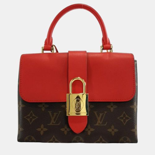 Louis Vuitton Red/Brown Monogram Canvas & Coquelicot Locky BB Top Handle Bag - Louis Vuitton - Modalova