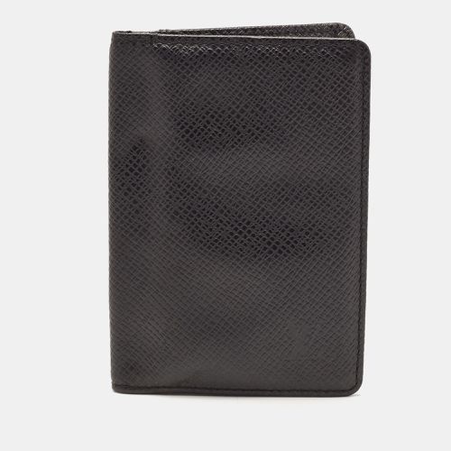 Louis Vuitton Black Taiga Leather Bifold Card Case - Louis Vuitton - Modalova