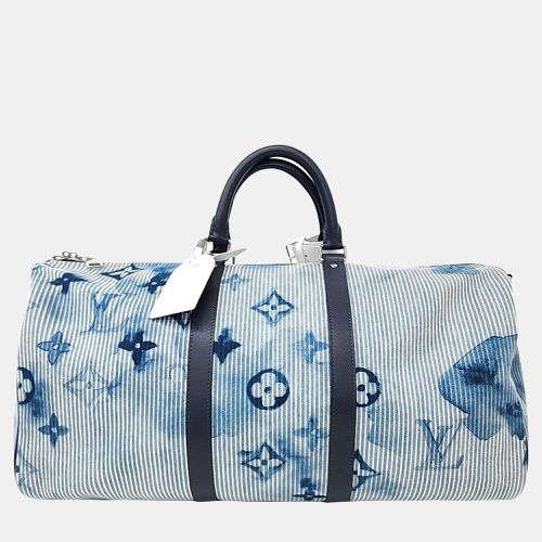 Louis Vuitton Denim Watercolor Bandouliere Keepall 50 Bag - Louis Vuitton - Modalova