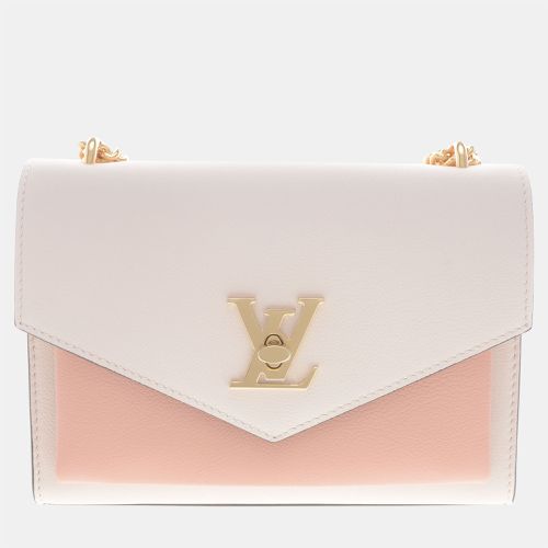 Louis Vuitton White/Pink MyLockMe Chain Bag - Louis Vuitton - Modalova