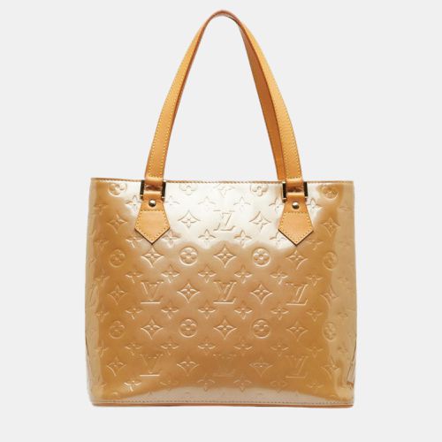 Louis Vuitton Brown Leather Monogram Vernis Houston Tote Bag - Louis Vuitton - Modalova