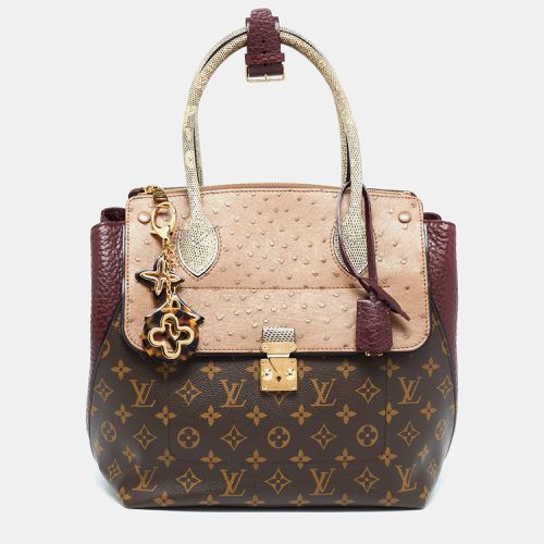 Louis Vuitton Exotique Monogram Lizard,Ostrich and Leather Limited Edition Majestueux MM Bag - Louis Vuitton - Modalova