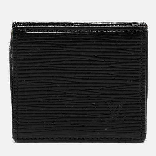 Louis Vuitton Black Epi Leather Porte-Monnaie Boite Coin Purse - Louis Vuitton - Modalova