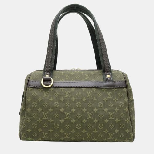 Louis Vuitton Green Canvas Monogram Mini Lin Josephine PM Handbag - Louis Vuitton - Modalova