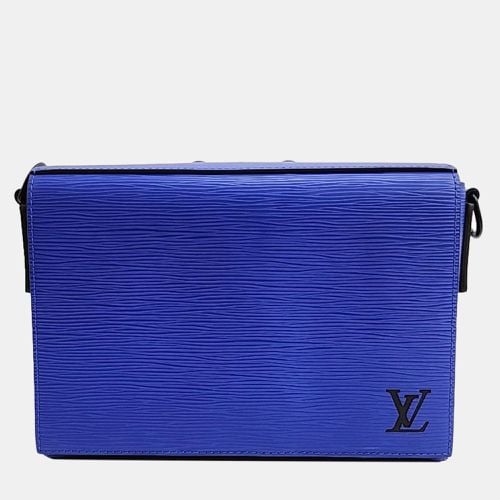 Louis Vuitton Blue Epi Leather Box Messenger - Louis Vuitton - Modalova