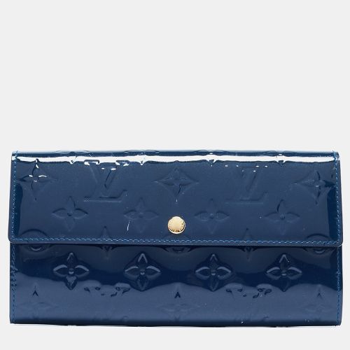 Louis Vuitton Grand Blue Monogram Vernis Sarah Wallet - Louis Vuitton - Modalova