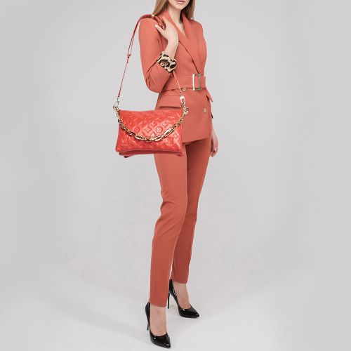 Wine Monogram Embossed Leather Coussin PM Bag - Louis Vuitton - Modalova