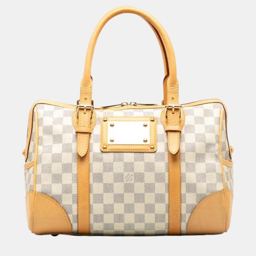 Louis Vuitton White Damier Azur Canvas Berkeley Top Handle Bag - Louis Vuitton - Modalova