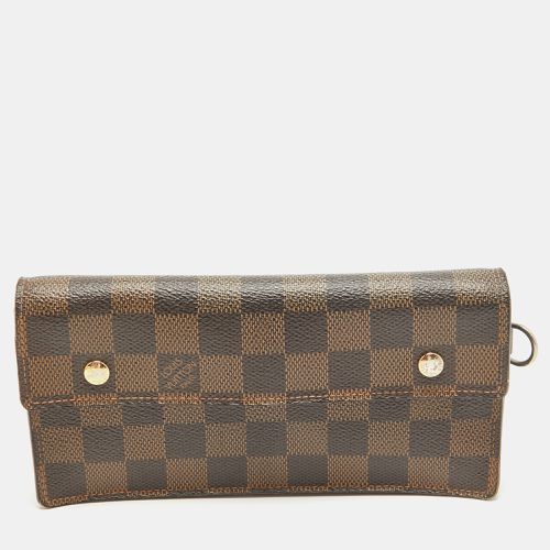 Louis Vuitton Damier Ebene Canvas Accordeon Wallet - Louis Vuitton - Modalova