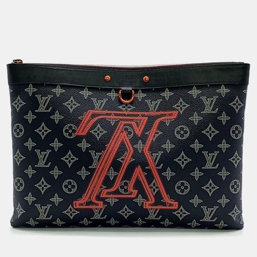 Louis Vuitton Blue Monogram Canvas Upside Down Clutch Bag - Louis Vuitton - Modalova