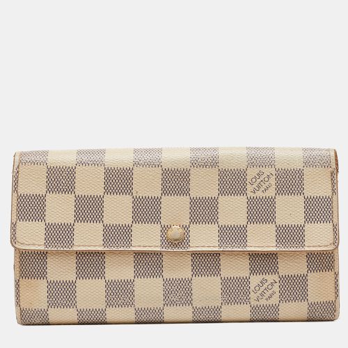 Louis Vuitton Damier Azur Canvas Sarah Wallet - Louis Vuitton - Modalova